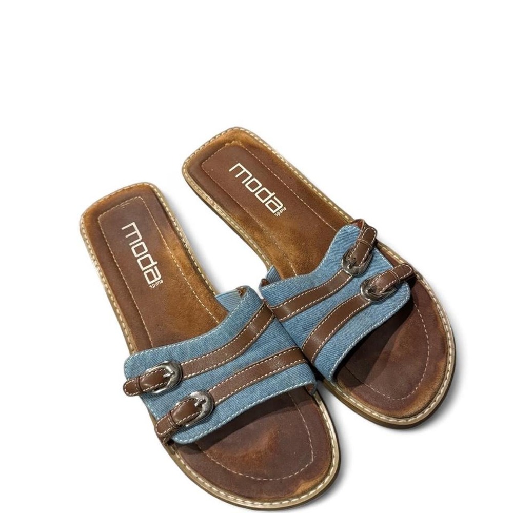 Vintage Y2K Moda Denim Sandals
